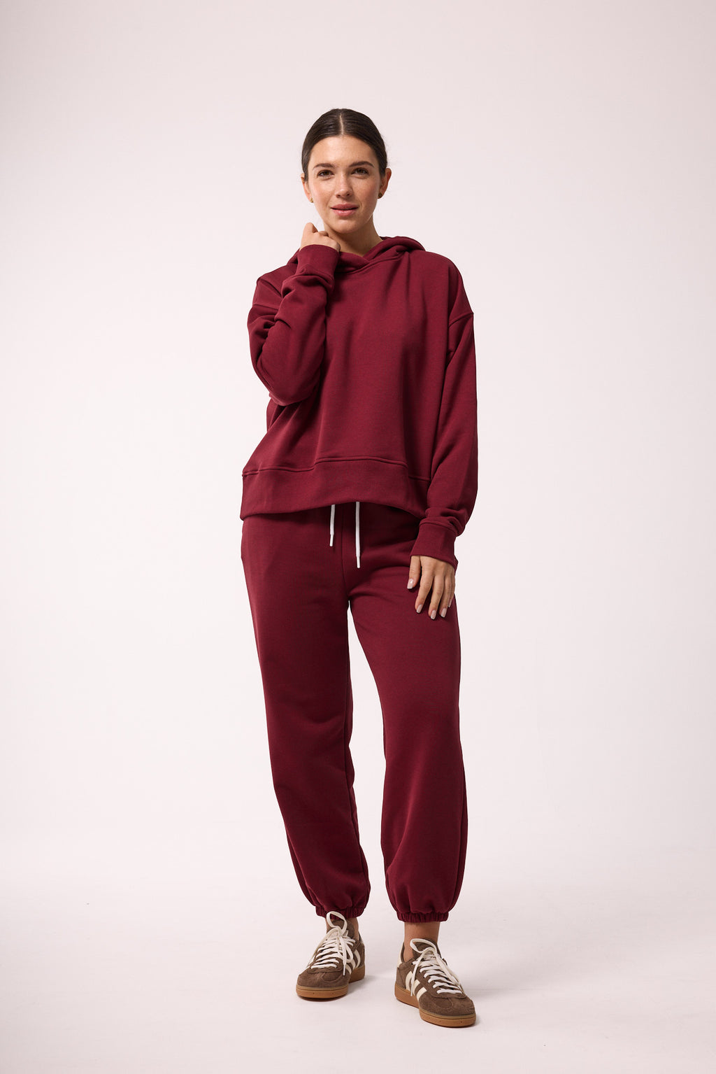 EVERYDAY HOODIE SIENA BURGUNDY