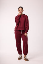 EVERYDAY HOODIE SIENA BURGUNDY