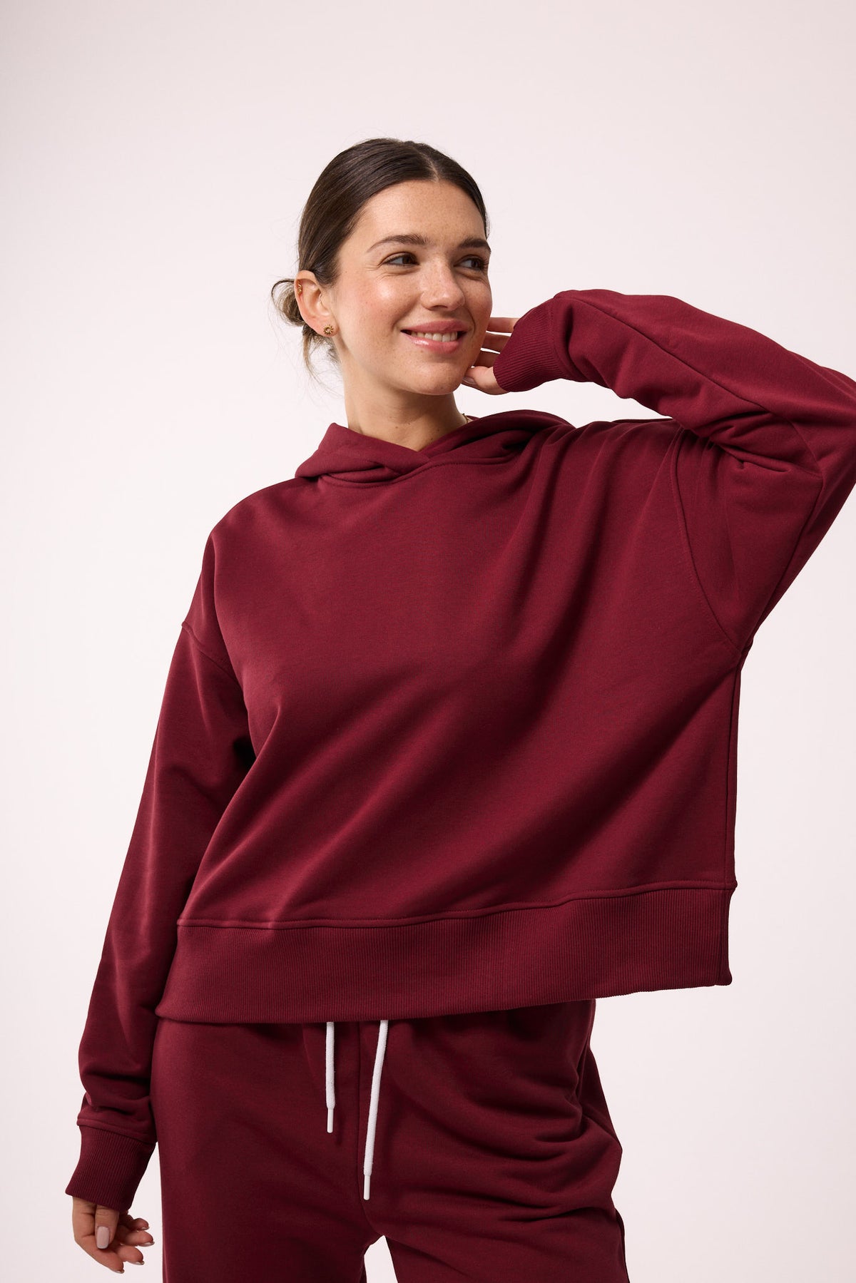 EVERYDAY HOODIE SIENA BURGUNDY