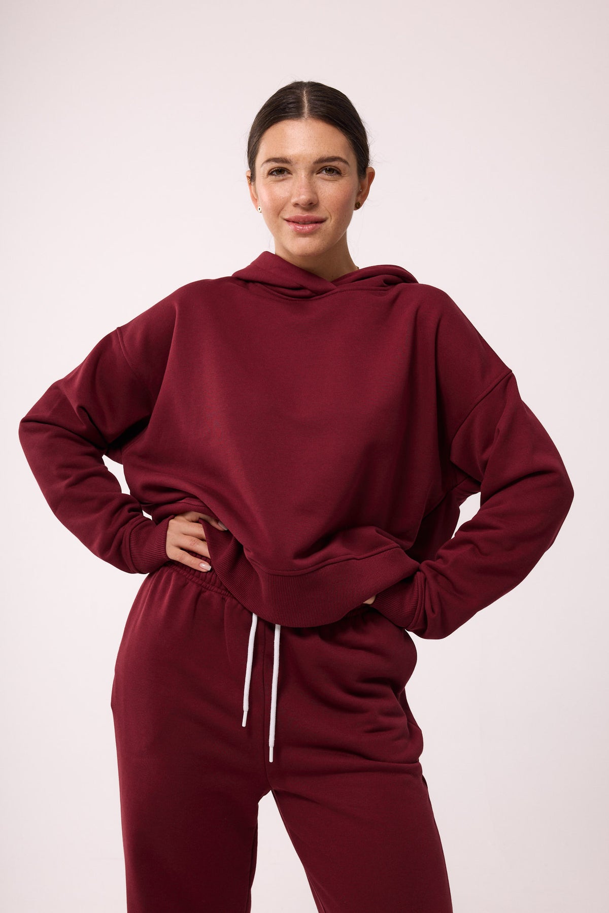 EVERYDAY HOODIE SIENA BURGUNDY