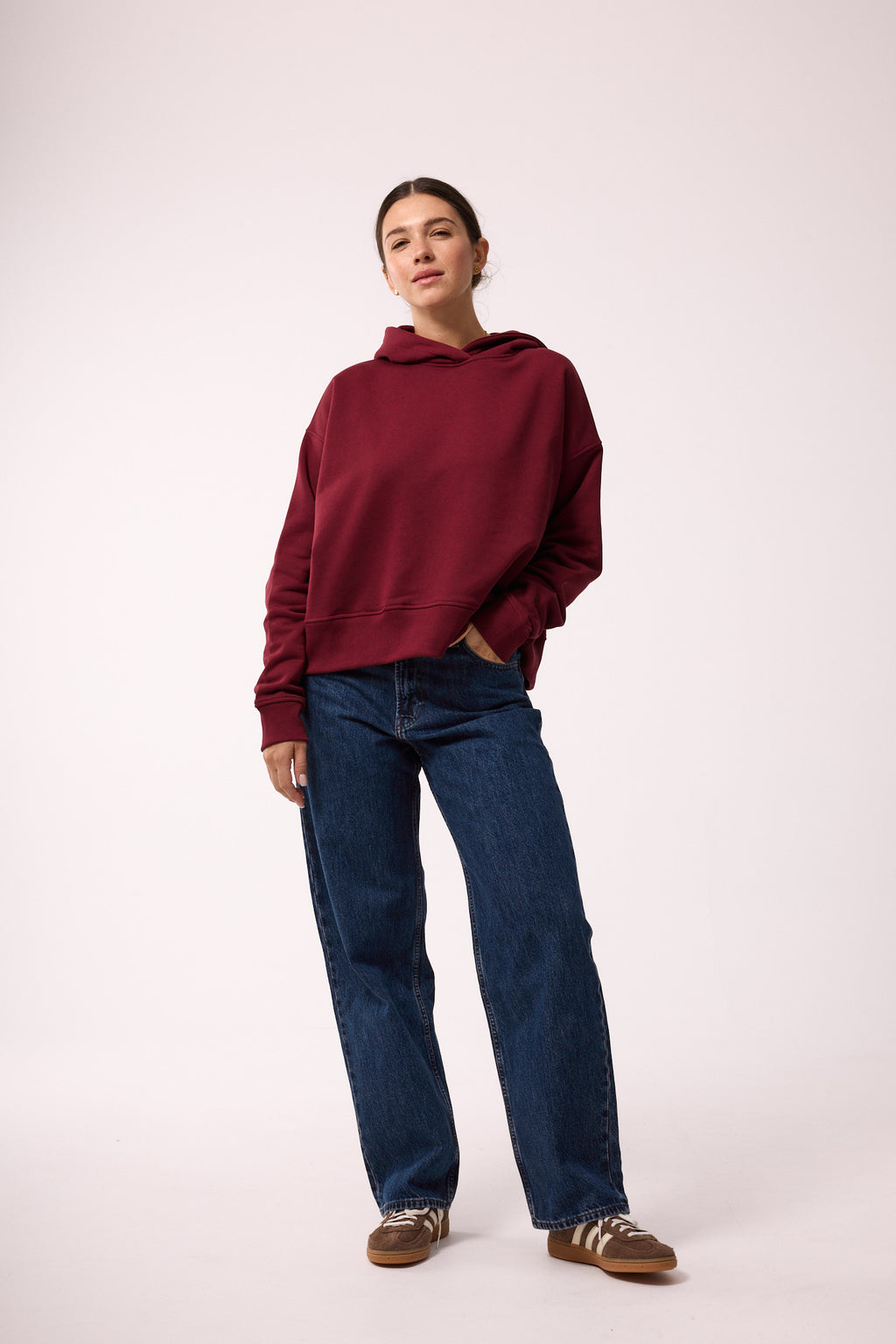 EVERYDAY HOODIE SIENA BURGUNDY