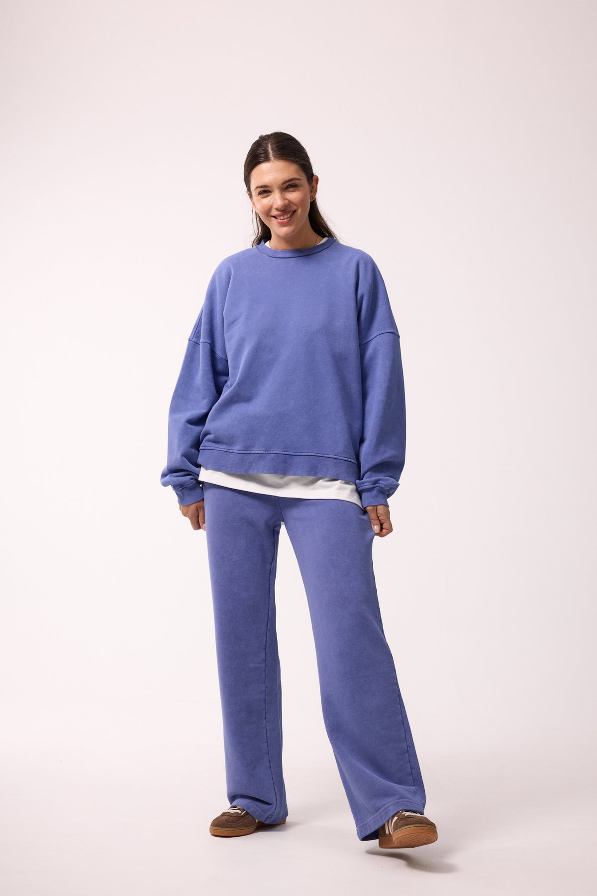 SWEATSHIRT AZURE VINTAGE BLUEBERRY