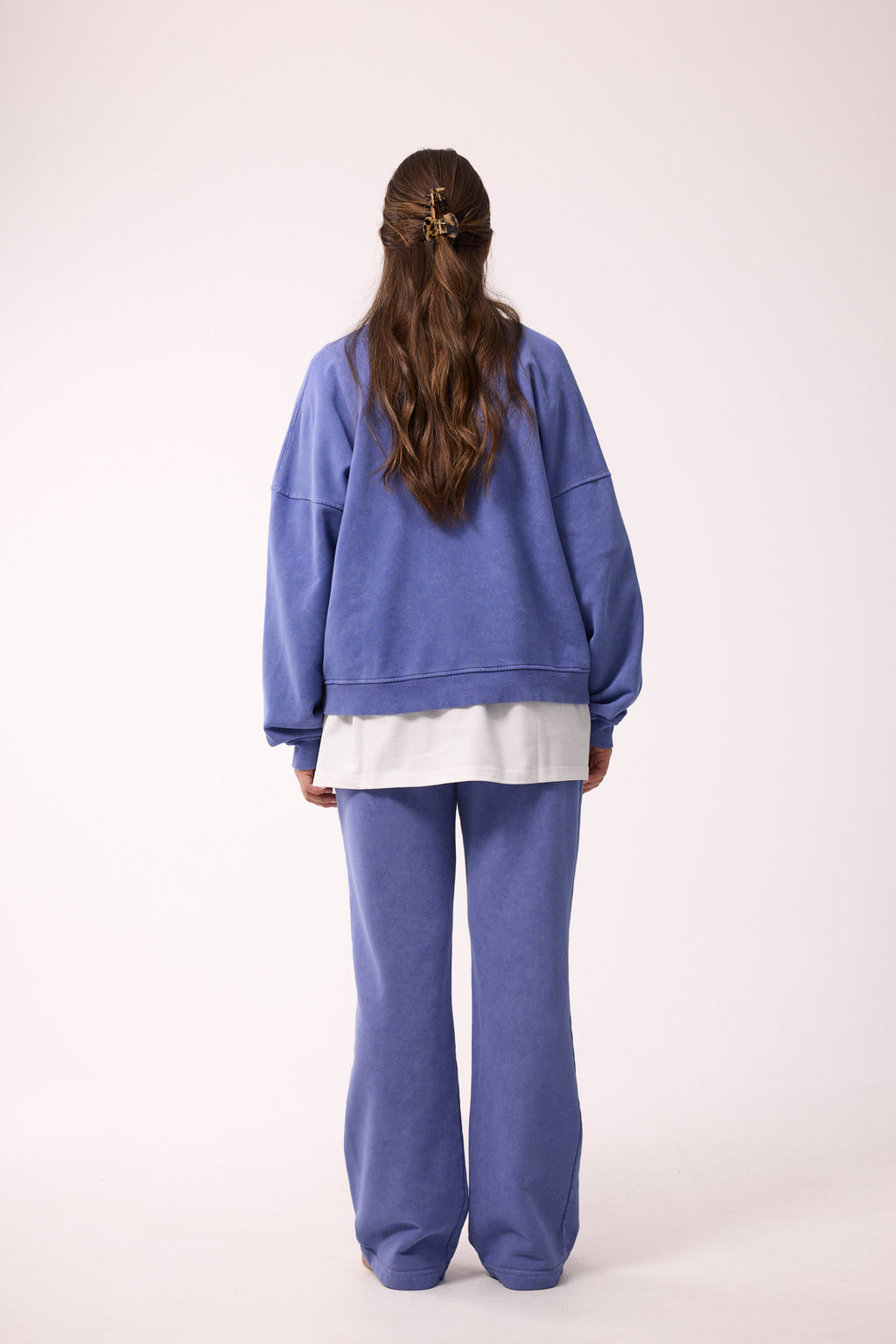 SWEATSHIRT AZURE VINTAGE BLUEBERRY