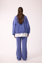 SWEATSHIRT AZURE VINTAGE BLUEBERRY