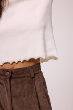 FINE RIB LONGSLEEVE OFF-WHITE