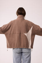 SWEATSHIRT AUS 100% BAUMWOLLE – MOCHA MELANGE
