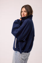 SWEATSHIRT AUS 100% BAUMWOLLE – NAVY