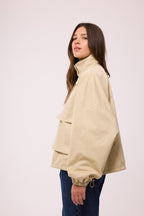 BAUMWOLLJACKE – TRENCH BEIGE