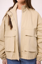 BAUMWOLLJACKE – TRENCH BEIGE