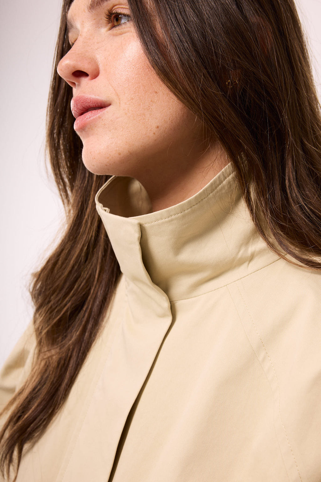 BAUMWOLLJACKE – TRENCH BEIGE