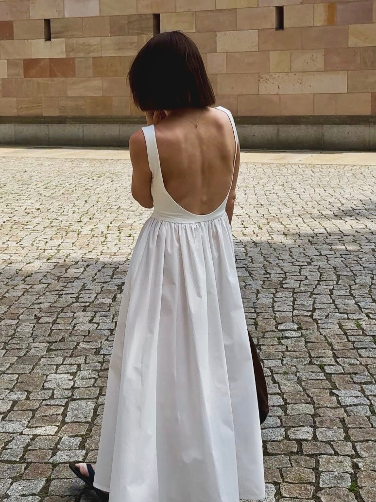 ATRANI KLEID OFF WHITE