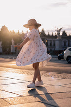 KLEID ORANGES WHITE