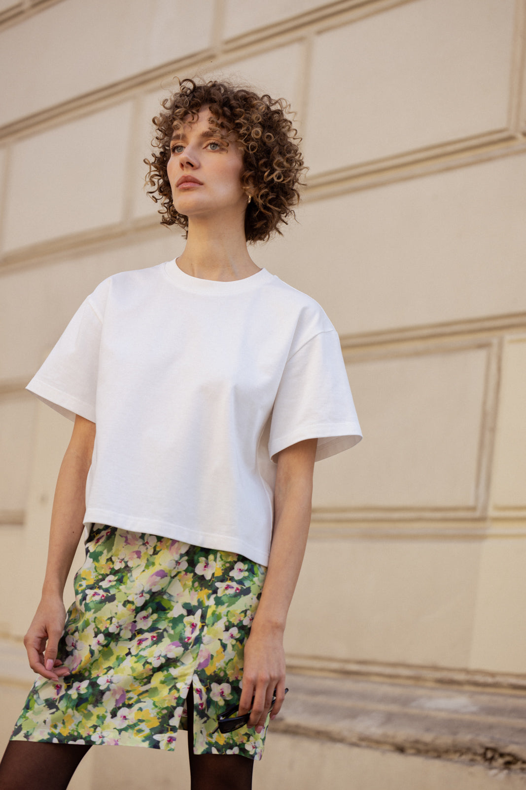 T-SHIRT MERLE OFF WHITE