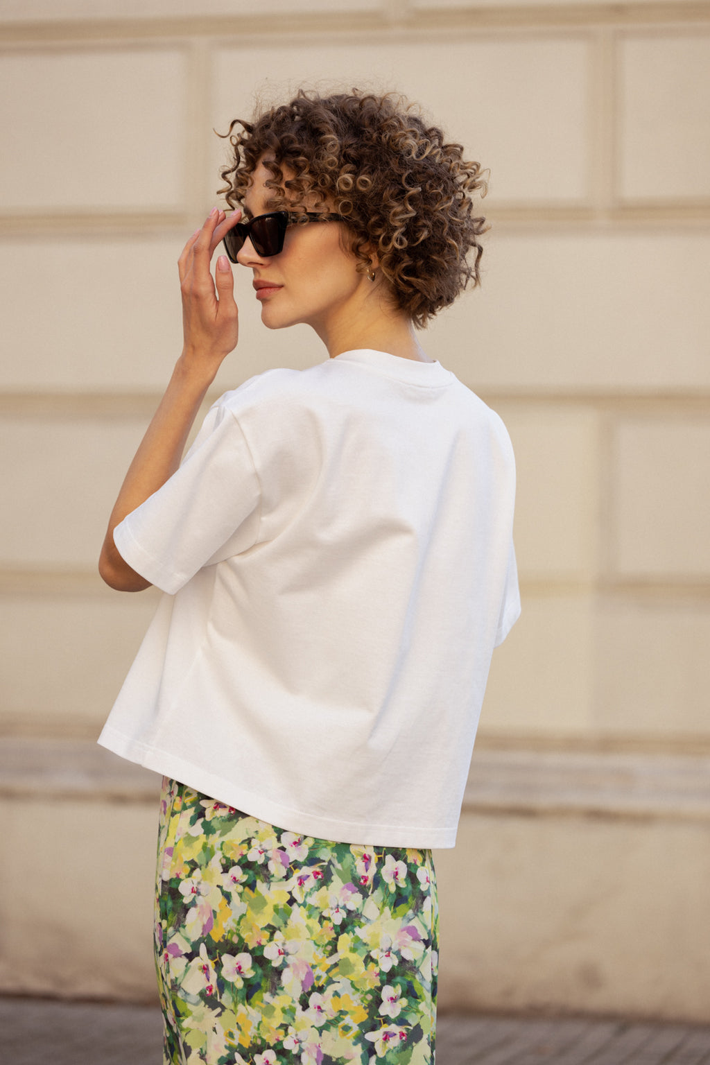 T-SHIRT MERLE OFF WHITE