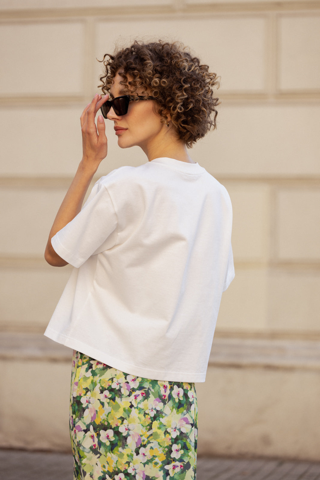 T-SHIRT MERLE OFF WHITE