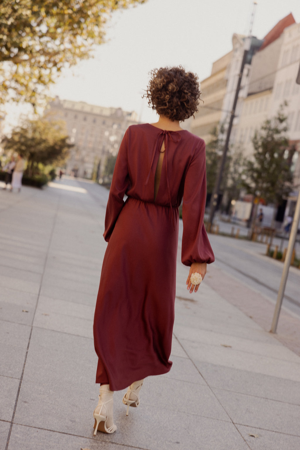 KLEID RONAN BURGUNDERROT