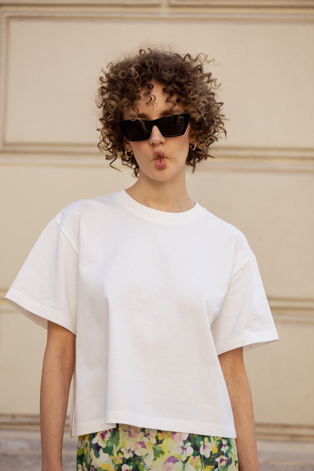 T-SHIRT MERLE OFF WHITE