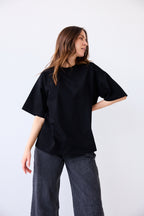T-SHIRT YVA SCHWARZ
