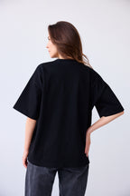 T-SHIRT YVA SCHWARZ