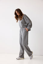 Sweatshirt-Hosen-Set Tala – Melange Grey