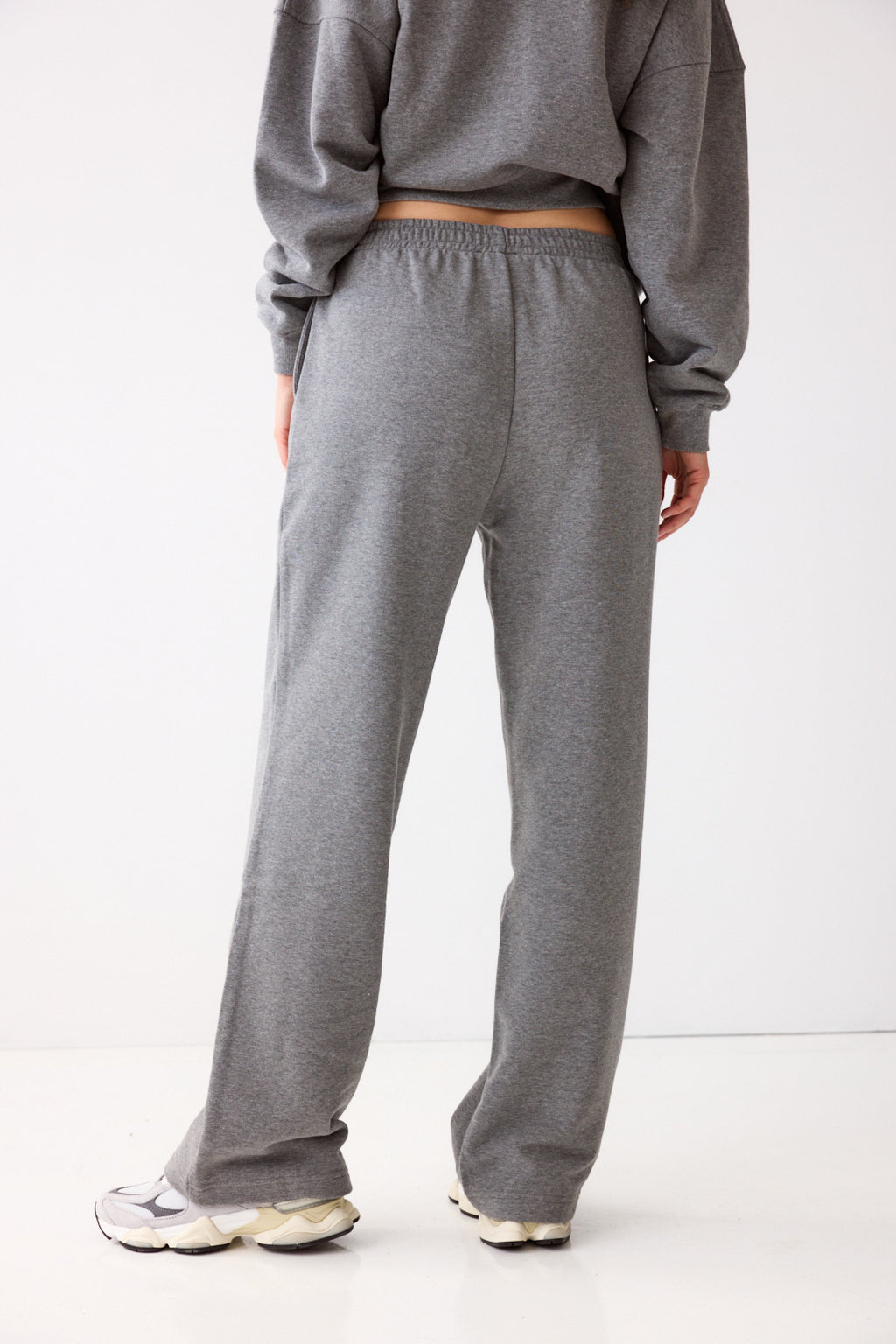 Sweatshirt-Hosen-Set Tala – Melange Grey