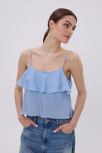 BARI TOP HELLBLAU