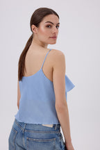 BARI TOP HELLBLAU