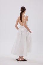 ATRANI KLEID OFF WHITE