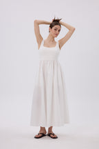 ATRANI KLEID OFF WHITE