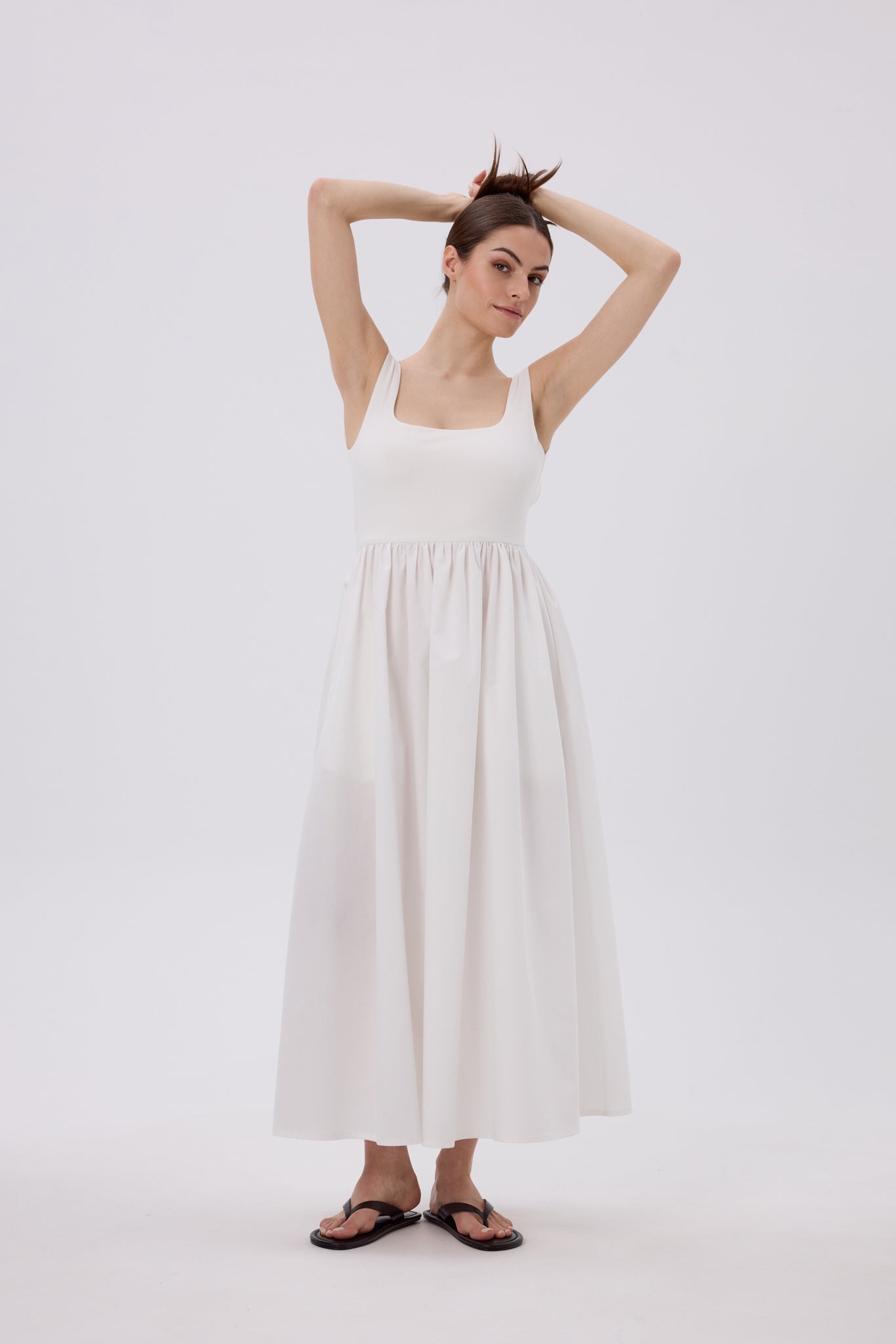 ATRANI KLEID OFF WHITE