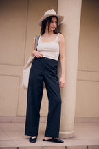 GERIPPTES TANKTOP OFF WHITE