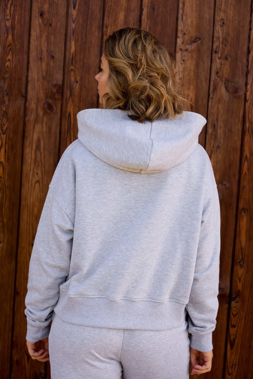 HOODIE IRIS MELANGE GREY
