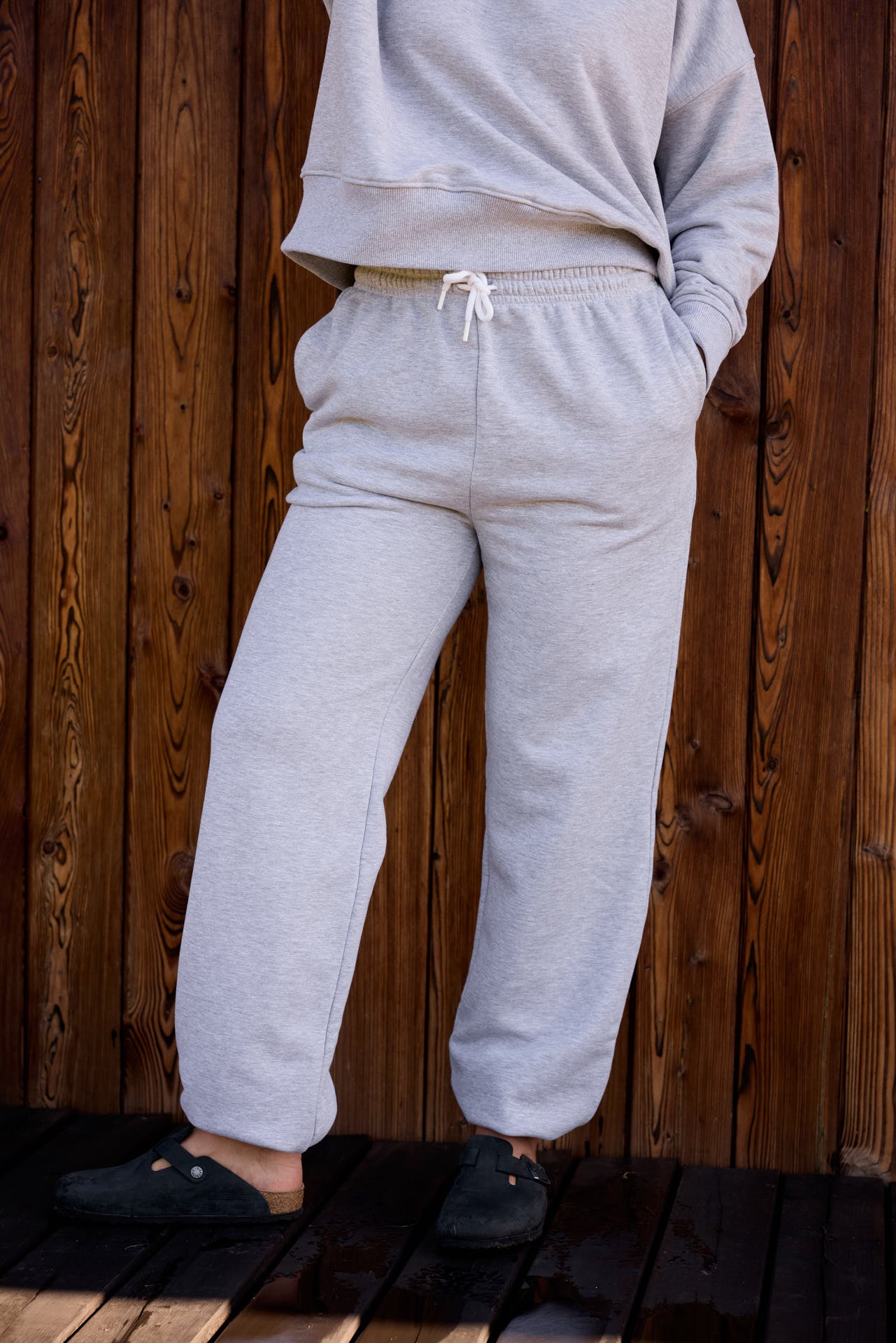 PANTS IRIS MELANGE GREY