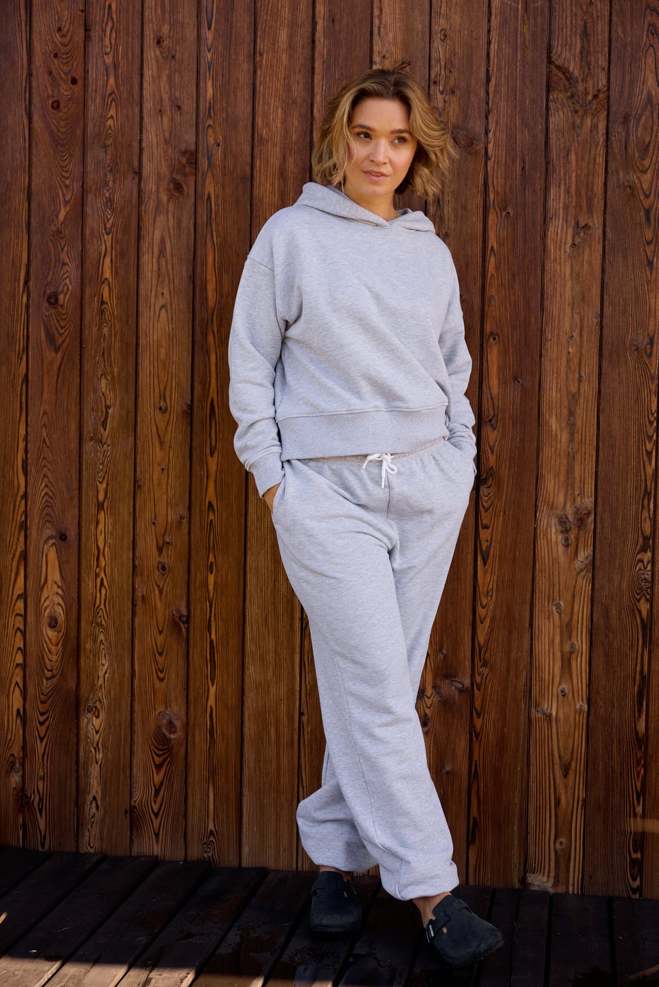 PANTS IRIS MELANGE GREY