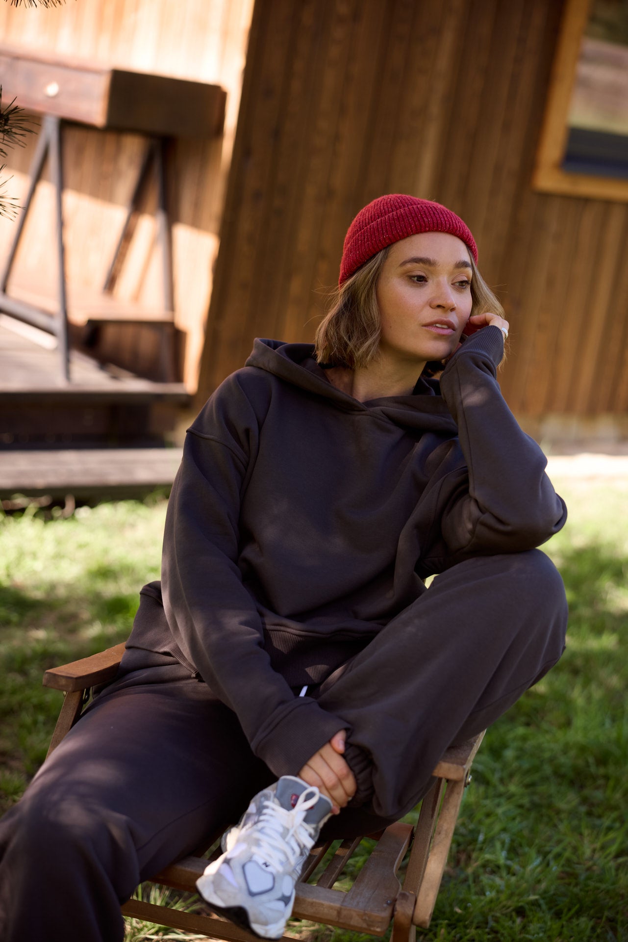 HOODIE NOVA DARK CHOCOLATE
