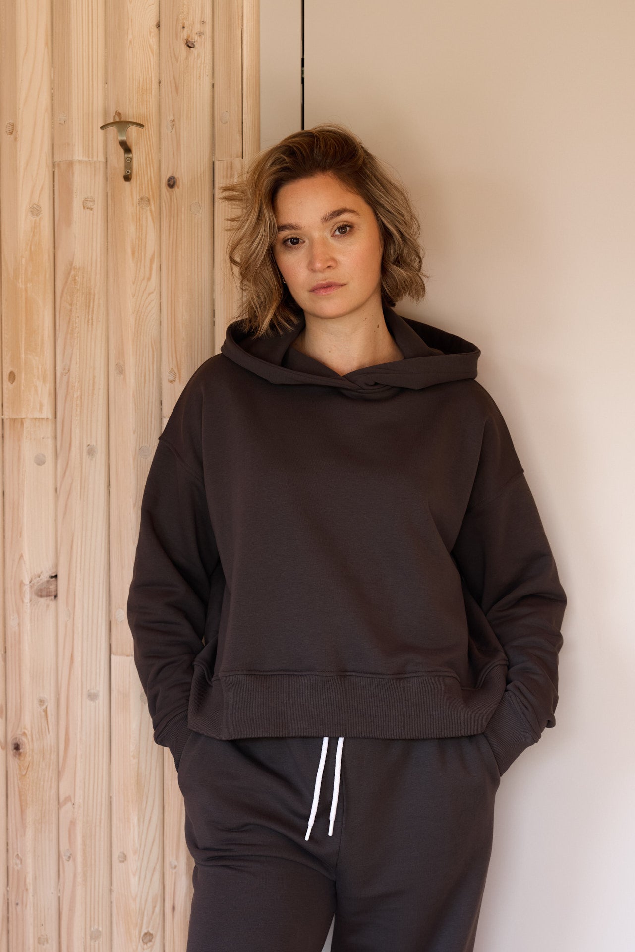 HOODIE NOVA DARK CHOCOLATE