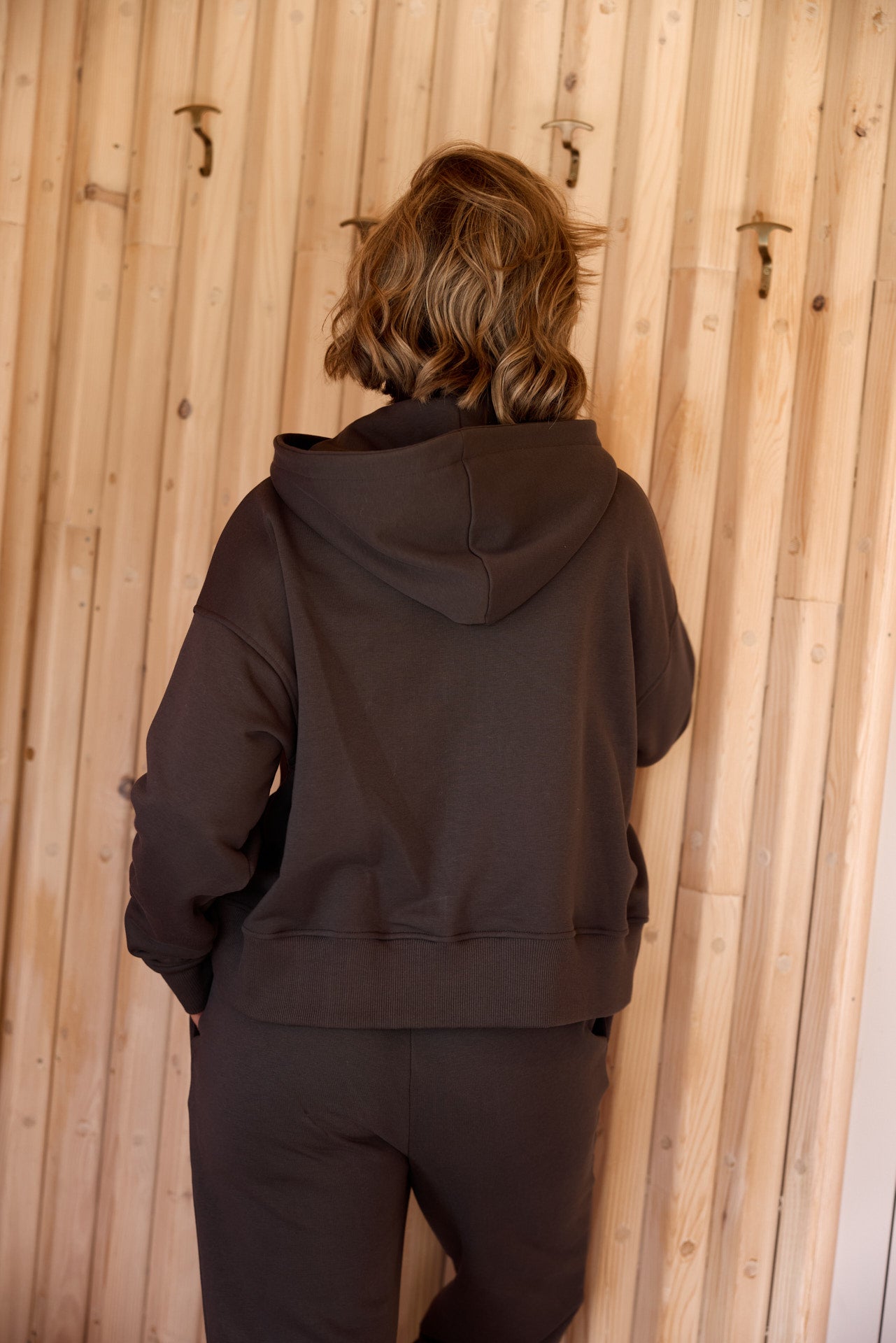 HOODIE NOVA DARK CHOCOLATE