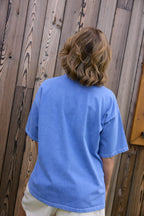 T-SHIRT ELA VINTAGE BLUEBERRY