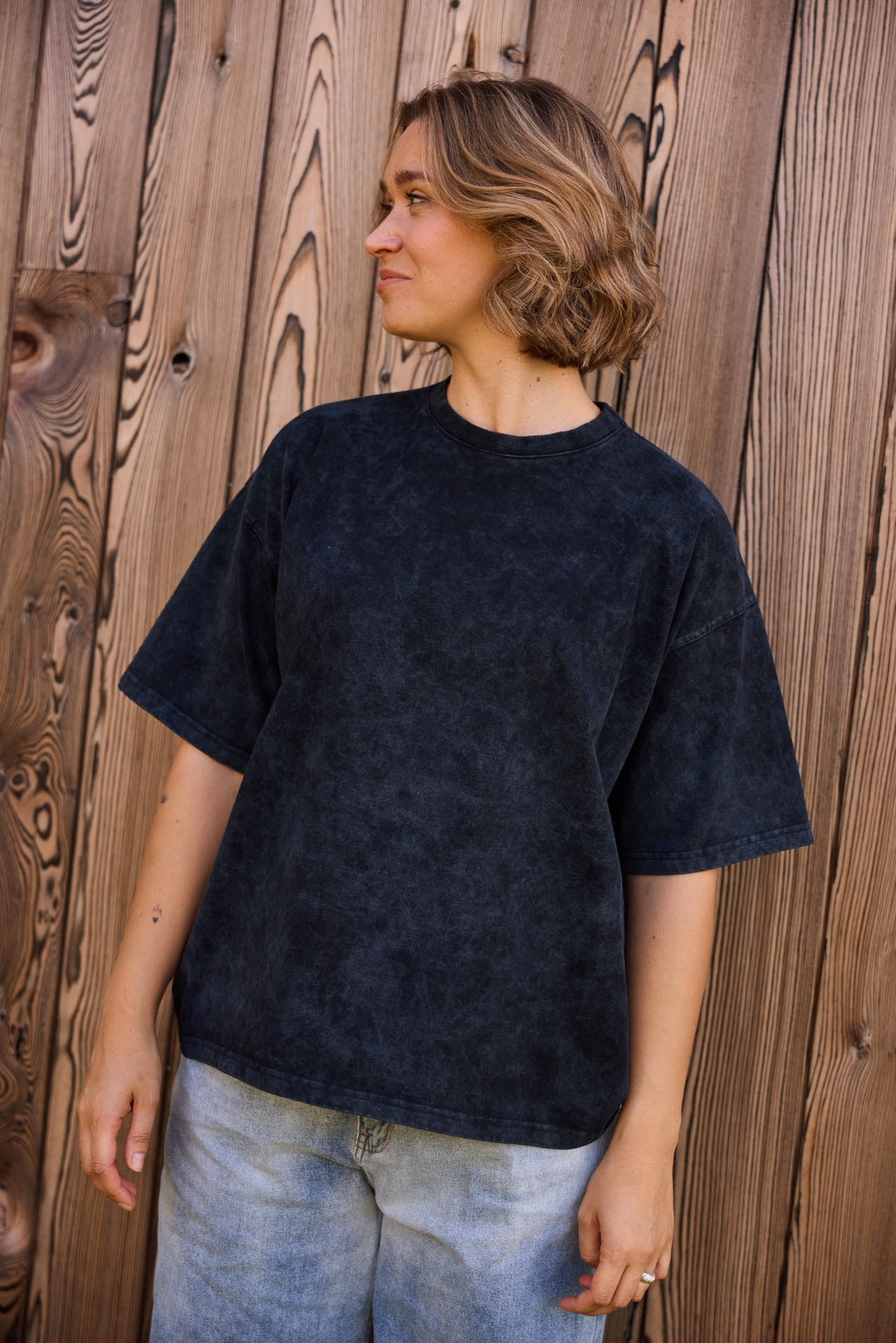 T-SHIRT SORA VINTAGE BLACK