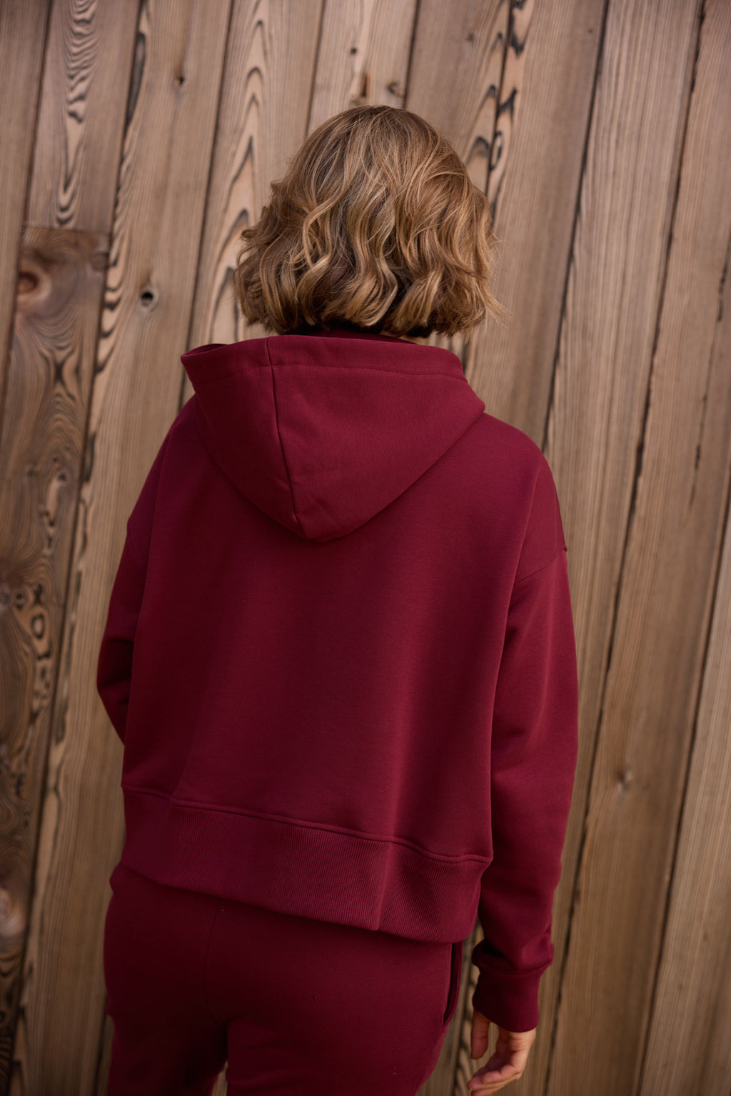 Hoodie-Hosen-Set Siena – Burgundy