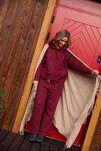 Hoodie-Hosen-Set Siena – Burgundy