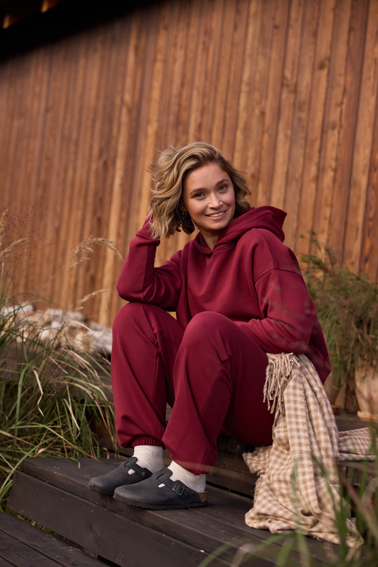PANTS SIENA BURGUNDY