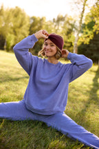 Sweatshirt-Hosen-Set Azure – Vintage Blueberry