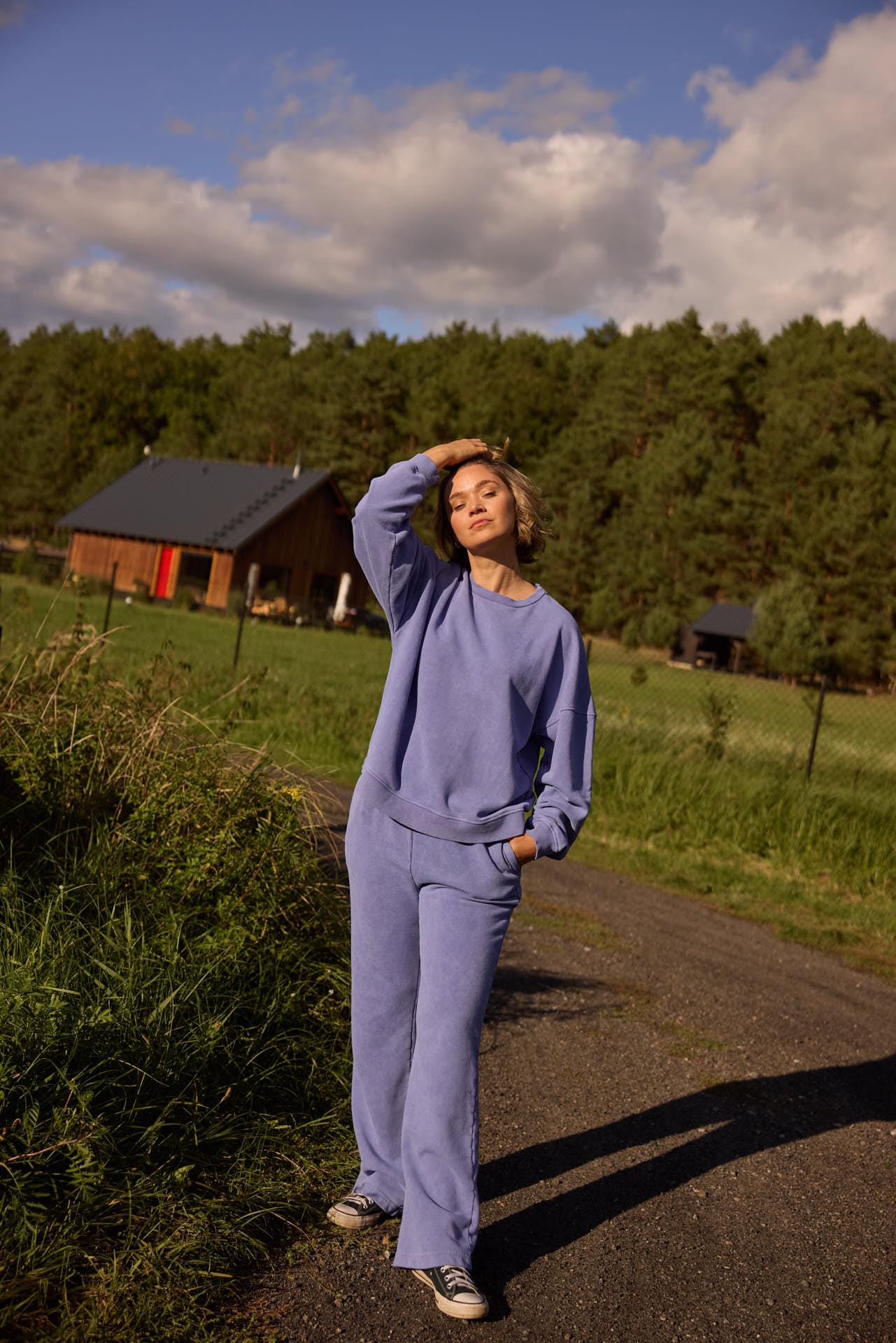 PANTS AZURE VINTAGE BLUEBERRY